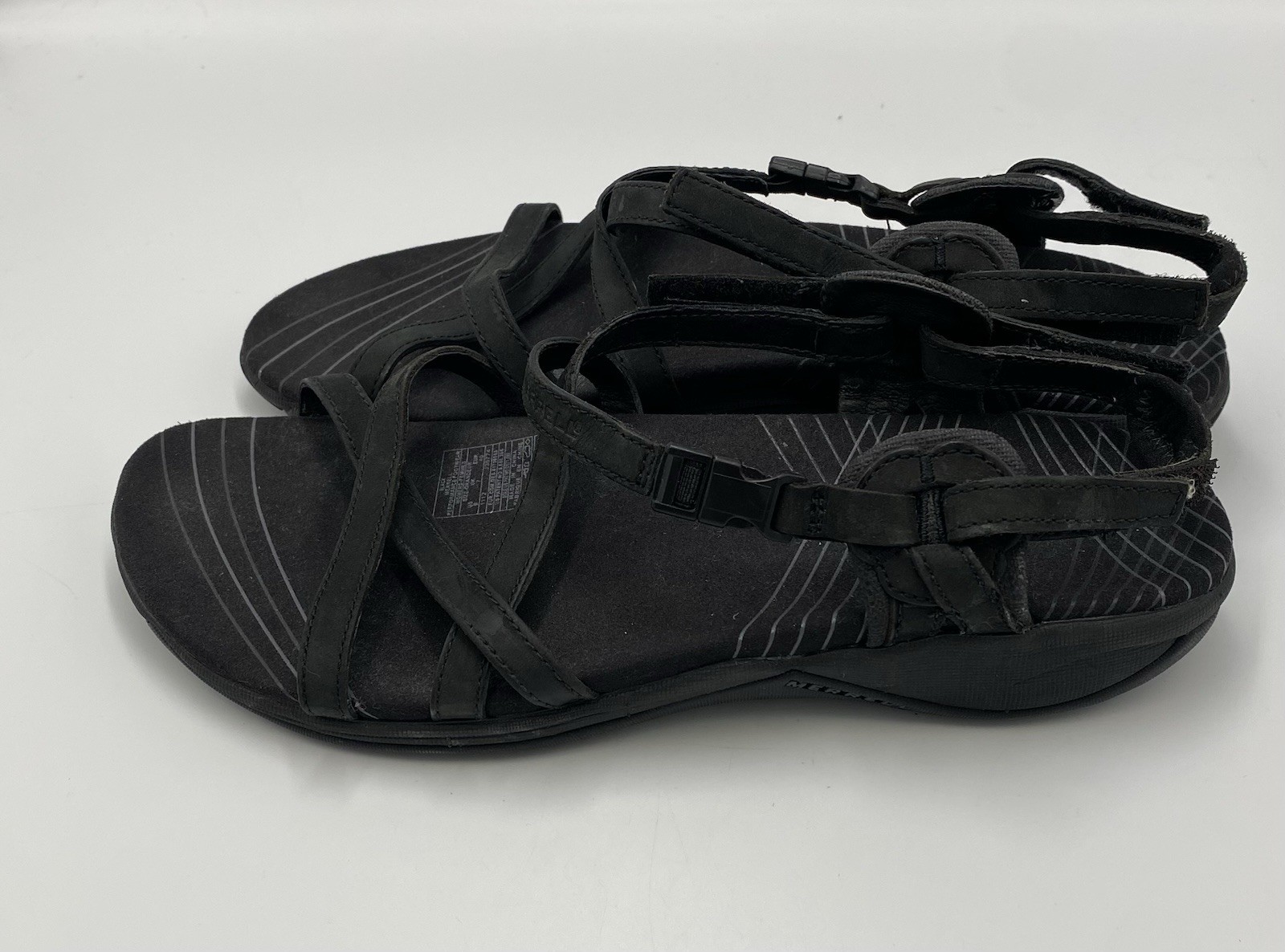 Merrell sandali donna aperti outdoor performance neri taglia 9