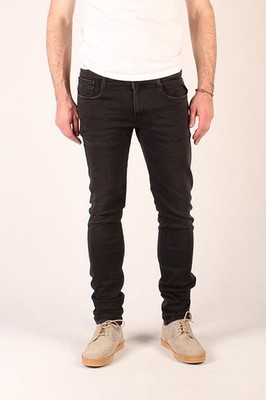 New Replay Men's Jeans M914 661 E01 098 ANBASS, Hyperflex, Black