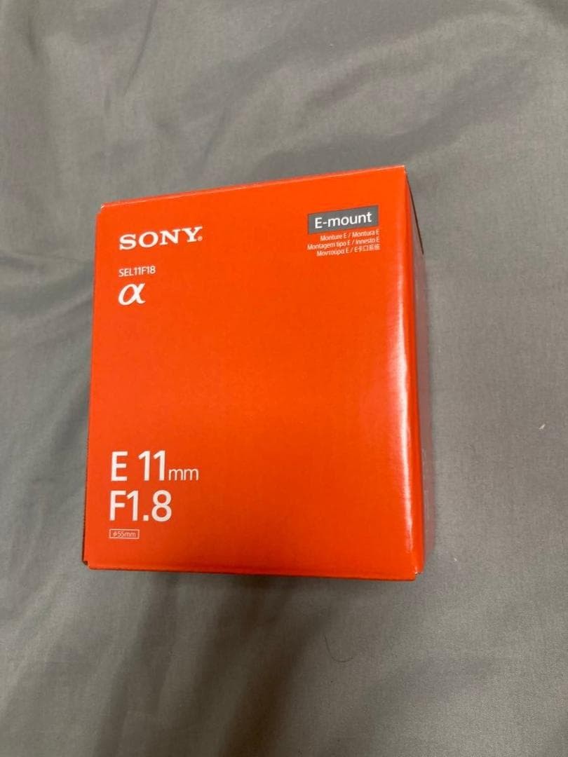 SONY SEL11F18 E 11mm F1.8 Wide Angle Prime Lens APS-C for Sony E