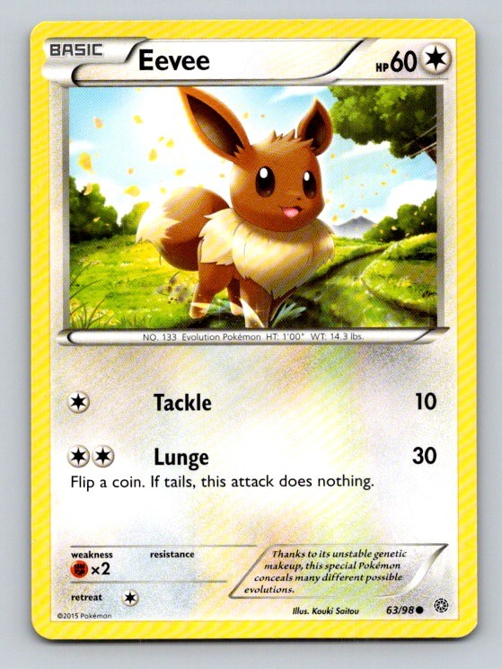 Eevee Common XY - Ancient Origins 63/98 LP