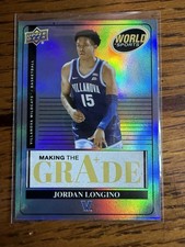 2025 Upper Deck World of Sports Making the Grade Jordan Longino RC VILLANOVA 