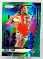 2024-25 Panini WNBA Prizm Jackie Young #1 Green Prizm Las Vegas Aces