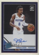 2019 Donruss Optic FOTL Purple Stars Prizm Signatures 3/49 Jordan Bone Auto 7m0