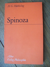 H. G. Hubbeling SPINOZA Monographie (deutsch) Alber Kolleg Philosophie kt. 1978
