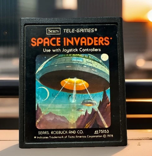 SEARS Telegames - Space Invaders-Atari 2600 Less Common Version Tested