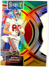 2023 Panini Select - Premier Level Payne Durham #155 Green Yellow Die-Cut Prizm