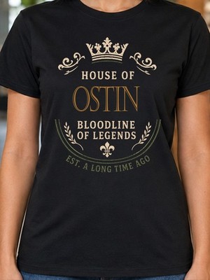 Ostin Damen T-Shirt Familie Nachname Geburtstag Geschenk S-2XL