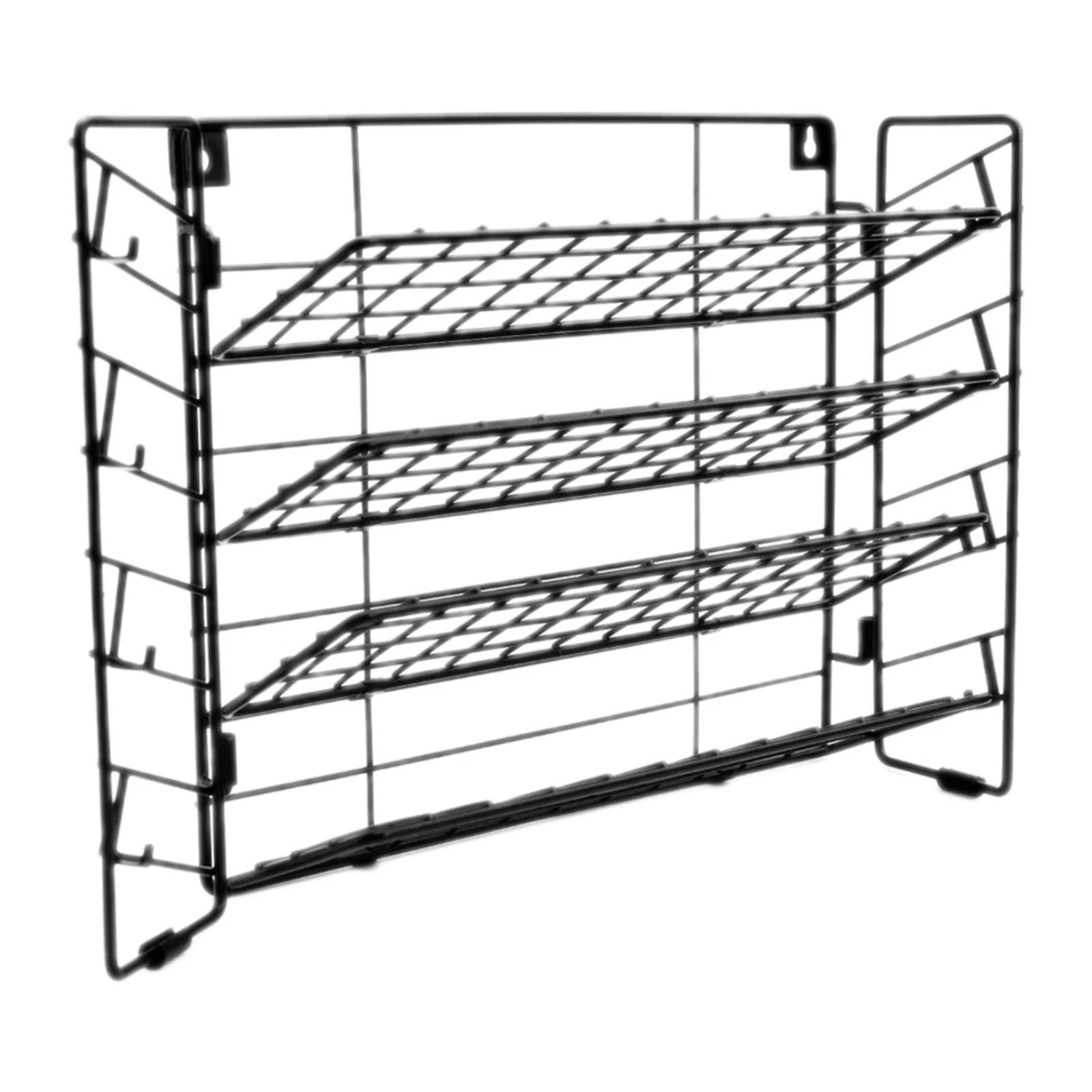 Tier Spice Rack Pantry Organization Save Space Wall Mount and Countertop Kitchen
