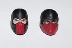 PURGE 737 Python Patrol Cobra Officer Head Set Lot GIJOE CLASSIFIED SERIES 1/12