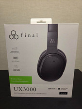 final UX3000 SV Wireless Noise Cancelling Headphones Bluetooth Black from JAPAN