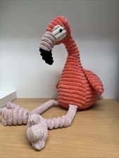 Jellycat Cordy Roy Pink Flamingo Bird Soft Plush Beanie Toy 18" Retired