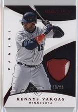 2015 Panini Immaculate Swatches Prime 48/99 Kennys Vargas #76 fm0