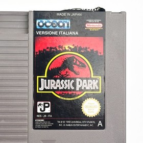 Jurassic Park Nintendo Nes ITALIAN VERSION A Original Nintendo Ocean