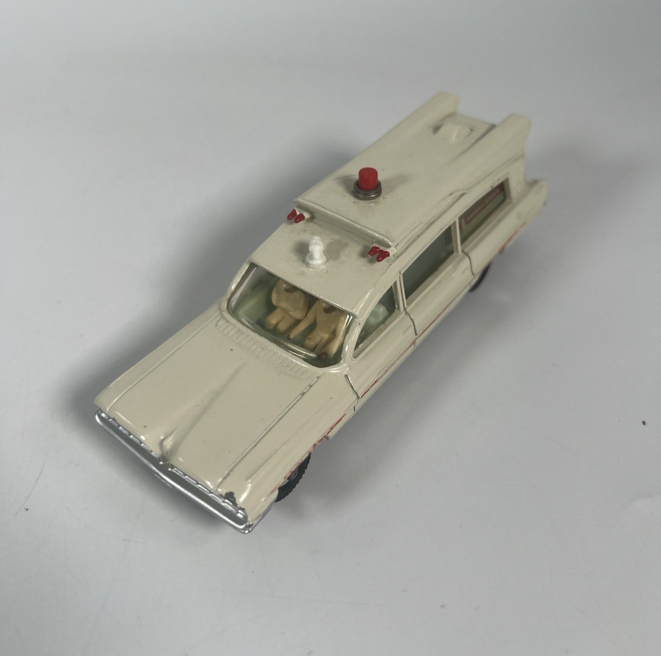 Dinky Toys N°263 - Pontiac Superior Criterion Ambulance 1962 - 1/43 - Angleterre - Boîte D'origine
