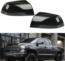 A Pair Side Mirror Cover Caps with Clips Fit for TOYOTA SEQUOIA 2010-2022 TOYO