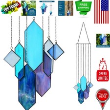 Colorful Stained Glass Suncatchers - Perfect for Gardens Window Displays