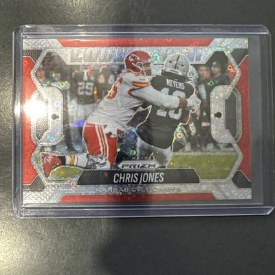 2025 Panini Prizm #6 Chris Jones Lockdown No Huddle KC Chiefs