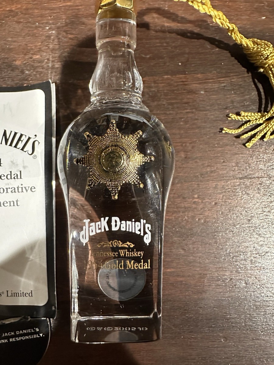Jack Daniels 1954 Gold Medal Ornament Lenox Limited Edition Rare