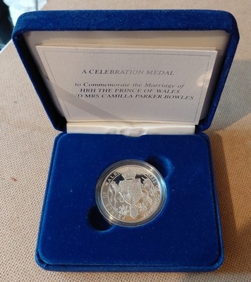 2005 Prince of Wales and Camilla Parker Bowles Silver Celebration Medal