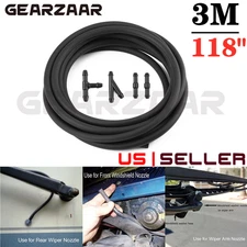 118" W/Connector Windshield Wiper Washer Nozzle Hose kit Fluid Tube Kqkyjcmklfev