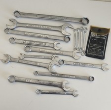 Lot Of 15 Vintage Craftsman Forged In Usa Wrenches Vv Series Assorted Sizes