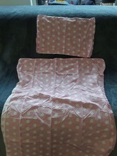 Nimsay Home Pink Polka Dot Cot Bedding 120 x 90 in Cotton x 2