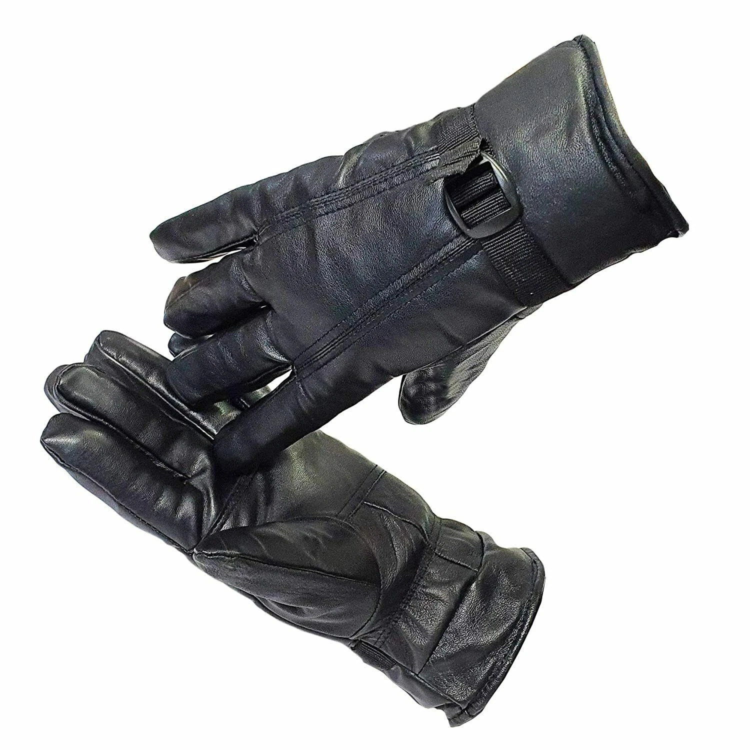 Leather Gloves for Men Women Anti-slip with Protective Hand Lining Free size
