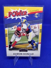 Aaron Donald 2021 Panini Contenders Power Players Insert #PP-ADO Rams