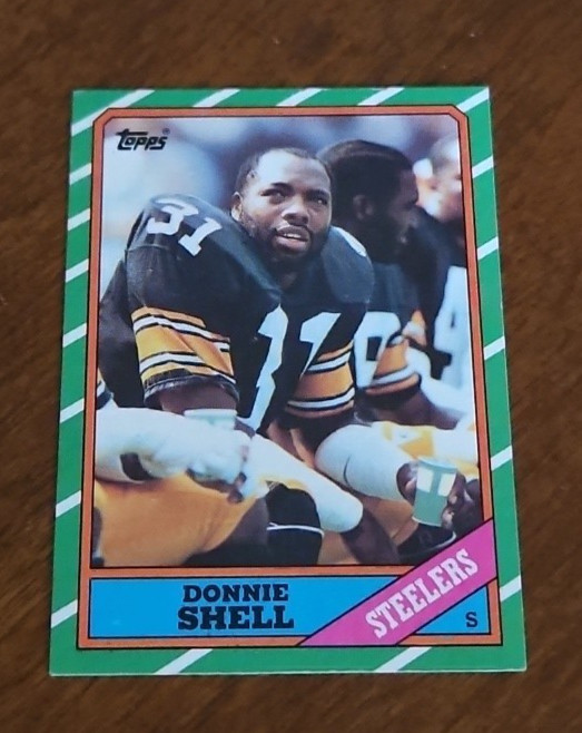 1986 Topps Football Donnie Shell #291 - Steelers