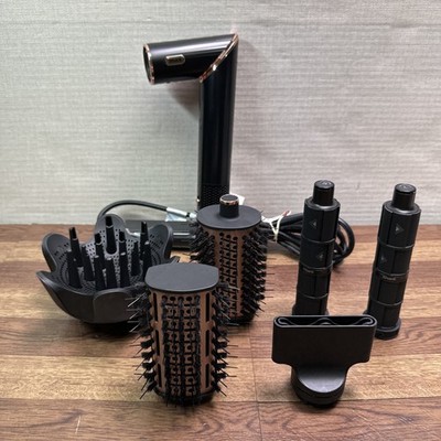 Shark FlexStyle Air Styler Hair Dryer Auto-Wrap Curlers HD400 W7 / READ