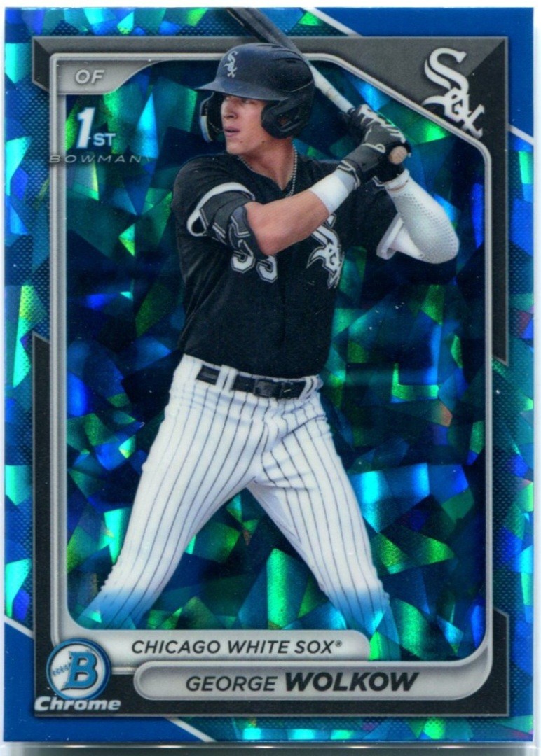 GEORGE WOLKOW 2024 Bowman Chrome Prospect SAPPHIRE #BCP-144 QTY