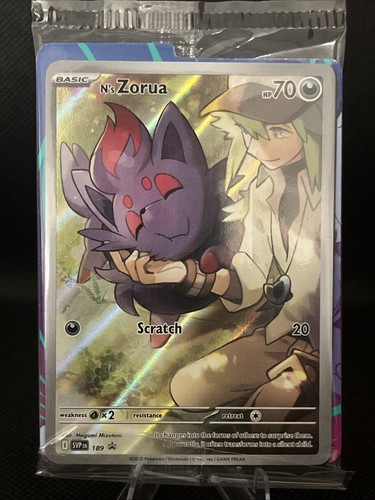 N's Zorua 189 - Sv: Scarlet & Violet Promo Cards Holo (SEALED) With ...