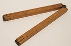 Antique Upson Nut Co. No. 68, 24 inch Folding Ruler — photo 2