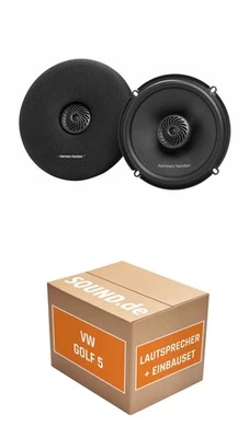 JUST SOUND BEST CHOICE FOR CARAUDIO Lautsprecher Boxen vorne Harman/Kardon FIT6 für VW Golf V |