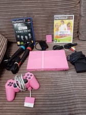 Sony PS2  Slim Pink Console Bundle with matching controller