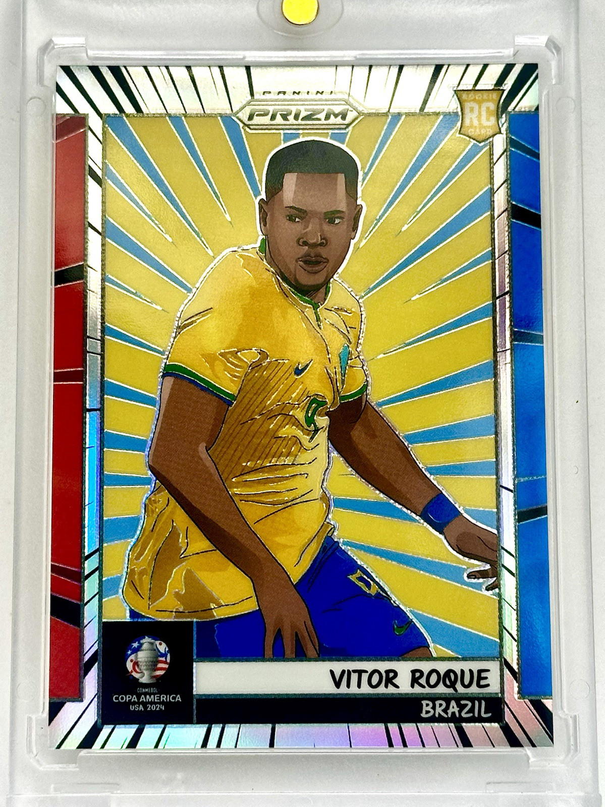 2024 Panini Prizm Copa America Manga #7 Vitor Roque RC SSP