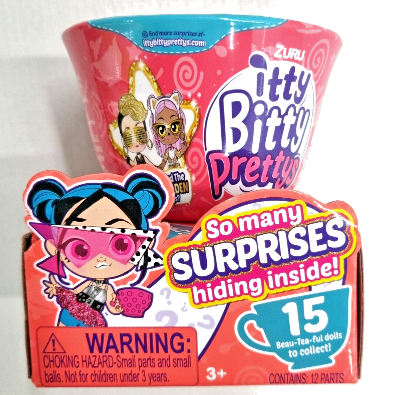 Itty Bitty Prettys Teacup Doll with 12 Surprises !!!