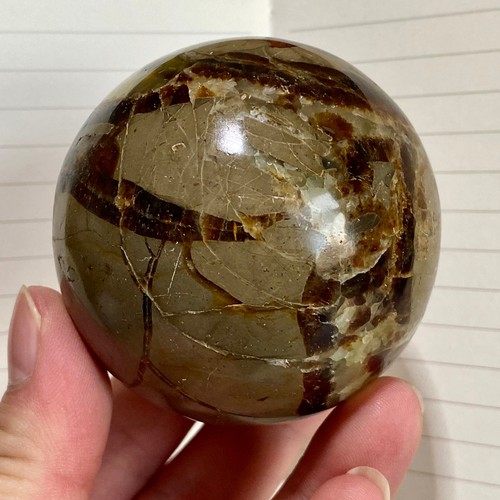 Turtle Shell & Topaz ball - Natural Stone Specimen - 14OZ - Picture 6 of 13