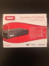 RCA Digital TV Converter Box DTA800B1 W Remote Analog To Digital Signal