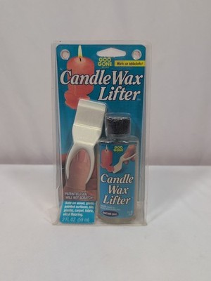 Goo Gone Candle Wax Lifter Cleaner & Scraping Tool 2oz Works on Tablecloths NOS