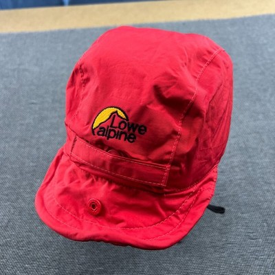 LOWE ALPINE Mountain Cap Triple Point Hat Small Trekking Red Outdoor Hiking