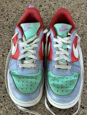 Nike Court Borough Low Recraft Sneaker Colorblock youth size 6 Tennis Shoe