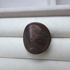 Vintage Buffalo Indian Head Nickel Ring Looks Handmade Band Marked Sterling VTG — photo 3