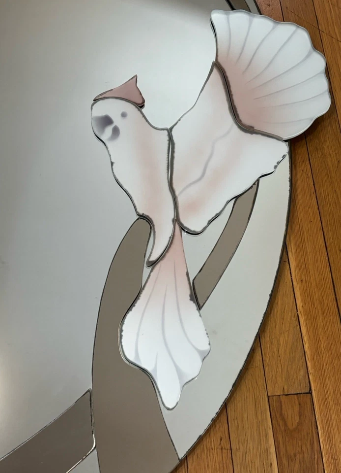 Vintage David Marshall Cockatoo Parrot Wall Mirror Sculptors Guild 1991 - Image 2 of 4