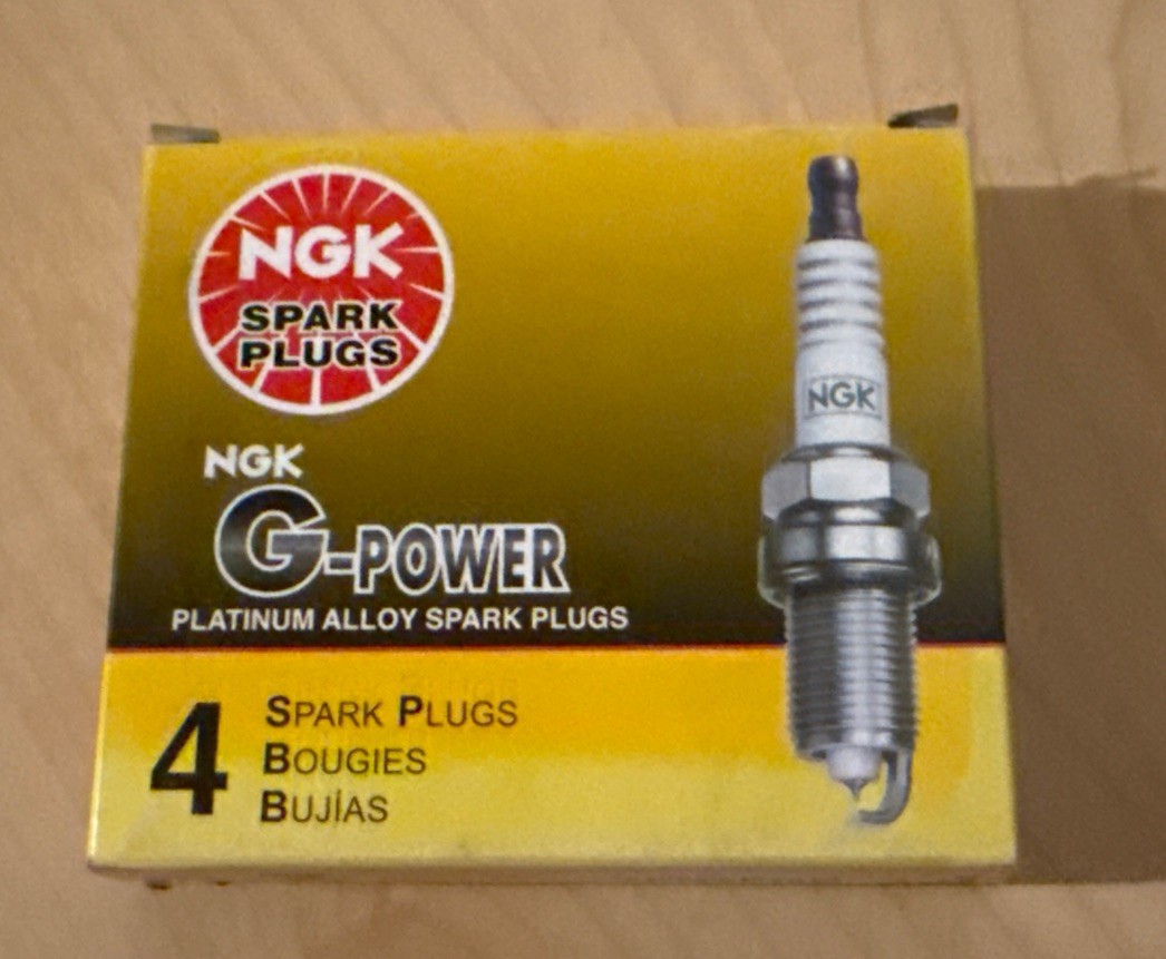 NGK Spark Plug 7098 4-PACK G-Power ZFR5FGP 14mm Copper Core Platinum, HR 5