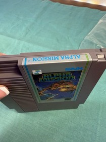 SNK Alpha Mission Nintendo NES Complete CIB w/ Box Manual NTSC-U/C 1987