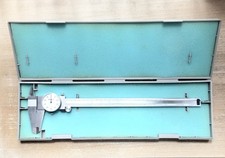 Mitutoyo Dial Caliper 12" Calibrated 505-645-50 .001" Case JAPAN -FULLY REFURB
