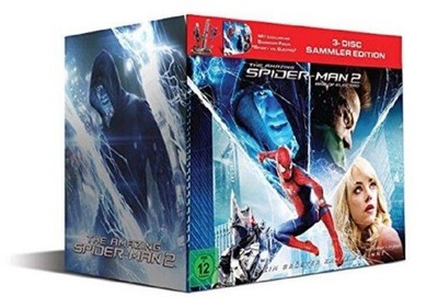 The Spiderman 2 Rise Of Electro mit Figur BLURAY 3d Special