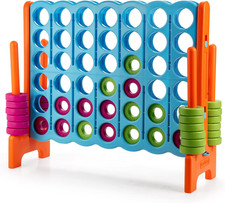 Forza 4 Gigante per Bambini E Adulti, Set Di Forza 4 Da Interno Ed Esterno, Gioc