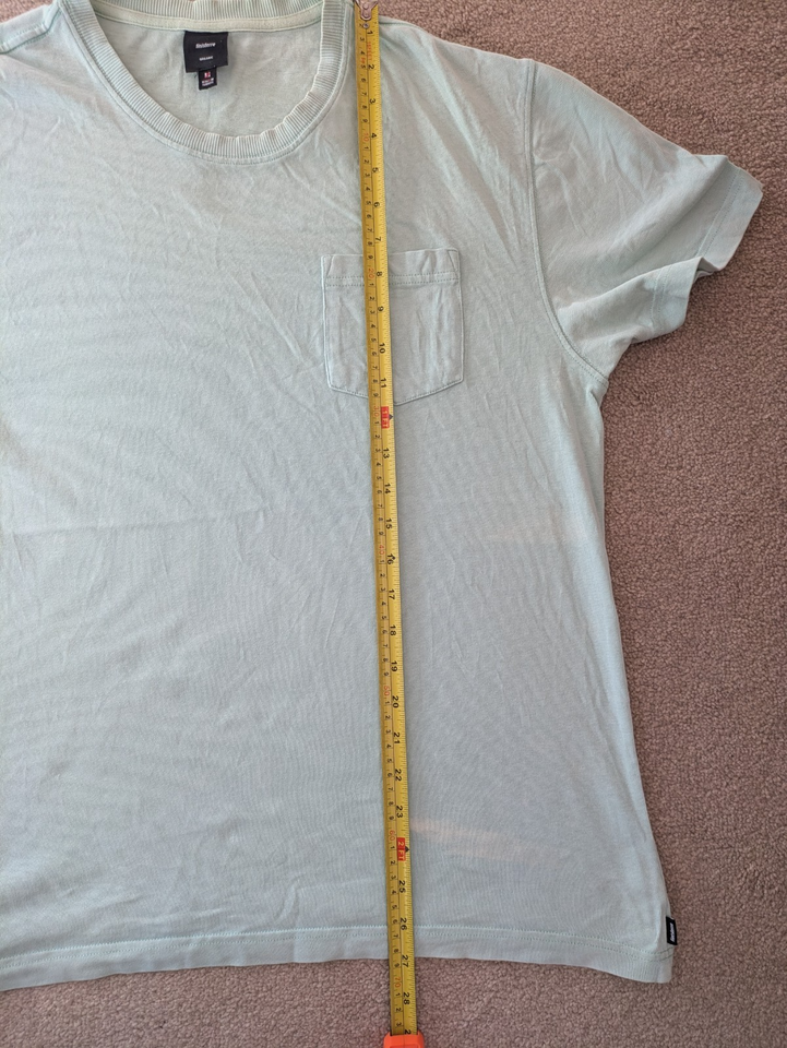Finisterre Light Mint Jade Green Mens T-shirt Size M Organic Cotton ...